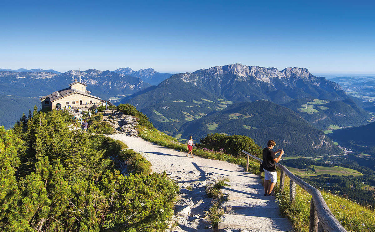 The Eagle's Nest historic viewpoint over Berchtesgaden